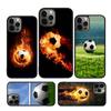Огненный футбольный чехол для телефона iPhone 17 Air 16 Coque 15 14 12 13 PLUS 11 PRO MAX Задняя крышка Fundas Shell