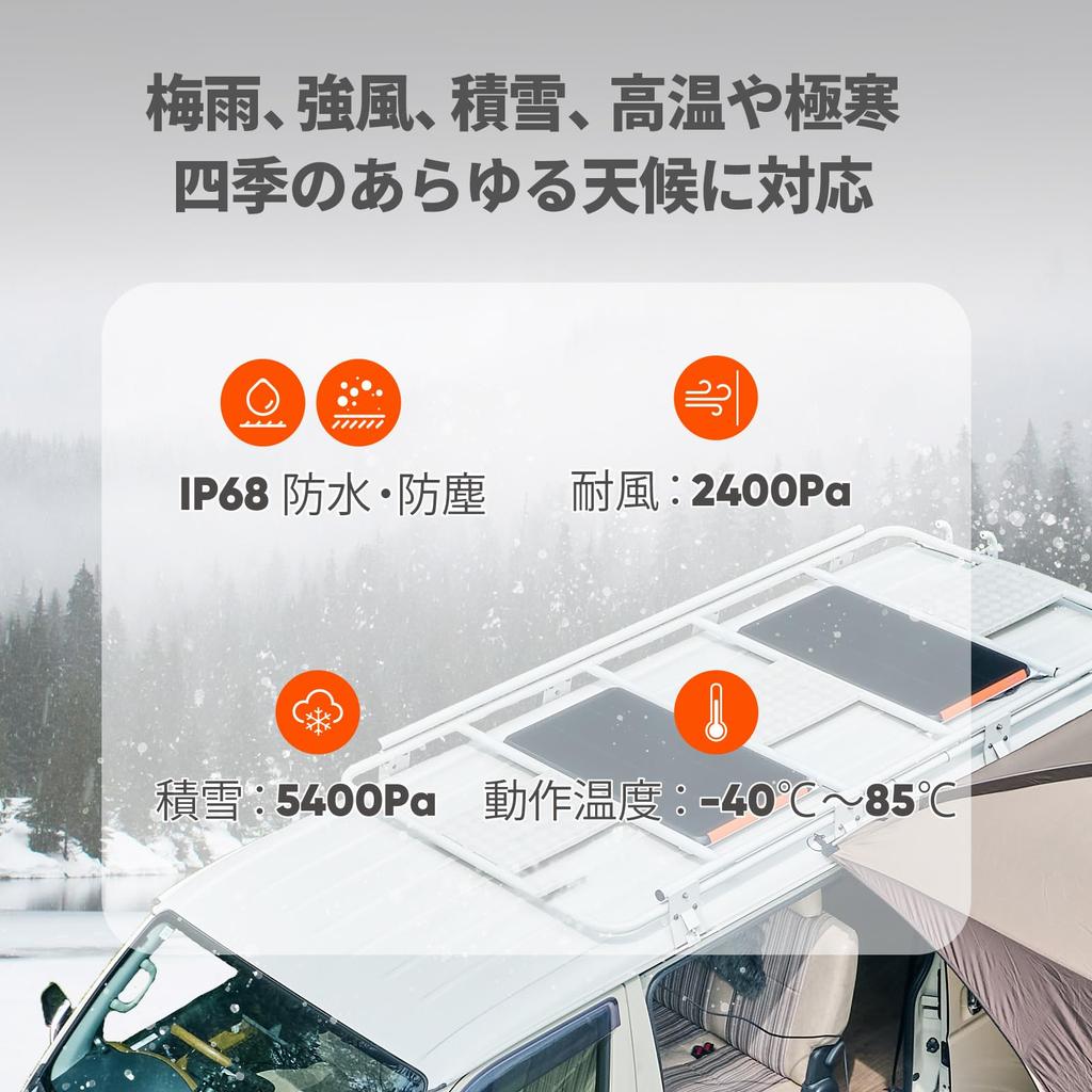 Jackery SolarSaga 100 Prime Solar Panel 100W Power Generation Solar Panel DC Output Solar Charger ETFE Portable Power Supply Charger High Conversion