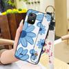 Oil Painting Flower Phone Case For UMIDIGI Bison X20 Wristband Wrist Strap Kickstand Soft Case Ring Protective Durable