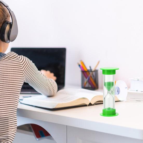 Таймер для песочных часов, детский таймер для зубной щетки, 2 минуты, эффективный тайм-менеджмент, песочные часы с присоской для дома