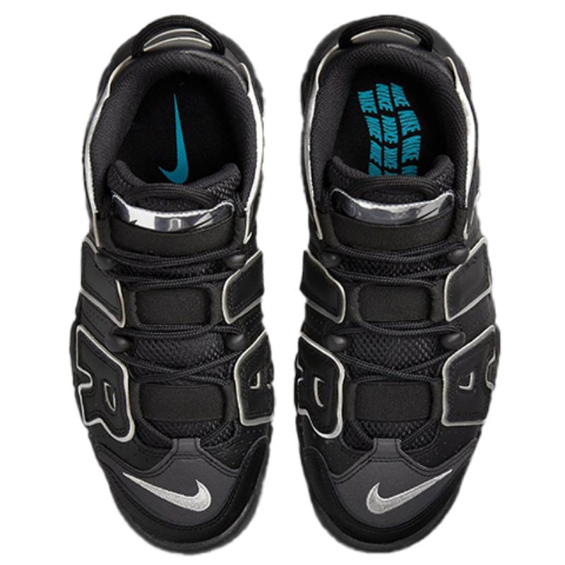 Nike Air More Uptempo 'Black Metallic Silver' Женские Винтажные Баскетбольные DQ0839-001