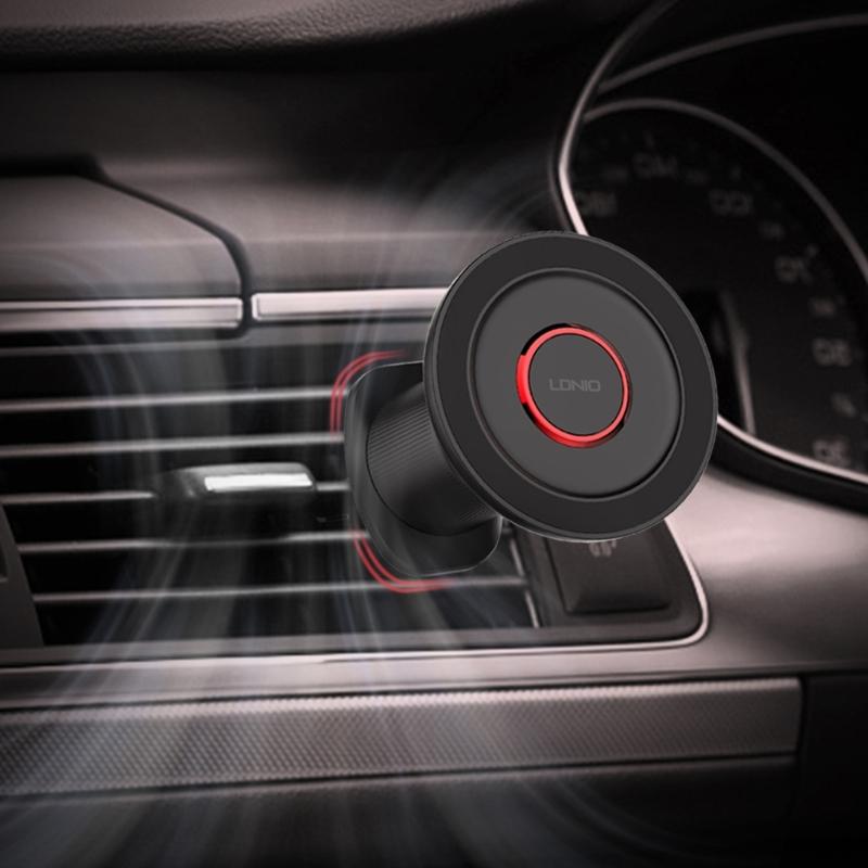 Magnetic Car Phone Holder Stand Air Vent Magnet SUV Mount Navigation Mobile Phone Support Bracket for Phone 15 14 13 12