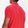 Polo Ralph Lauren SS23 Однотонная футболка-поло с принтом логотипа, короткий рукав, мужские топы, Красный 710680784-278