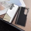 Глянцевое зеркало для макияжа чехол-книжка для Samsung Z Fold 7 6 5 4 Роскошная защита всего корпуса Противоударный бампер для Z Fold 7