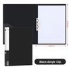 PP Document Bag Single Clip/Double Clips Archives Binder Simple File Bag  Student Gift