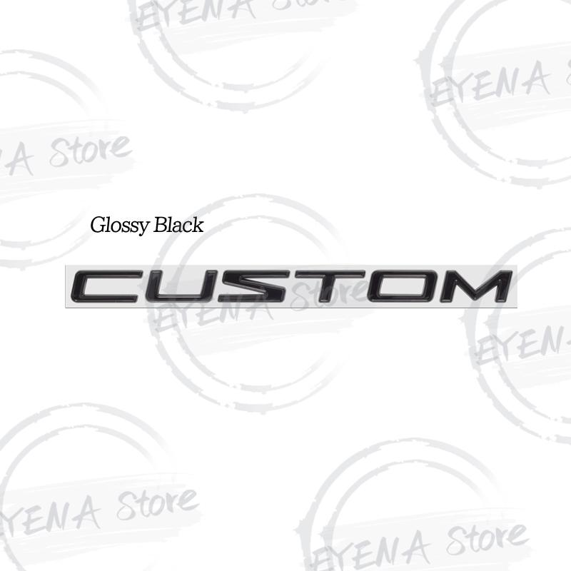 DUSP4 For Ford Transit Custom Tourneo MK7 MK8 Tuning Logo Lettering Metal Badge Stickers Car Rear Trunk Body Emblem Auto Accessories