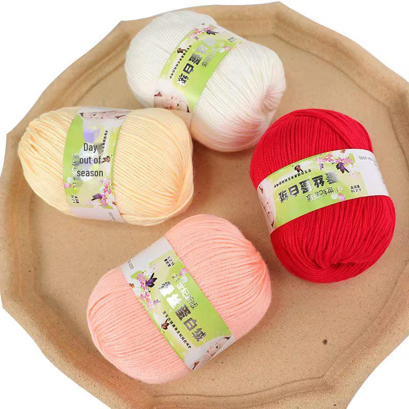 Детская пряжа из 6 нитей для ручной вязки свитеров, кукол, шарфов, тапочек.. Акриловый материал.