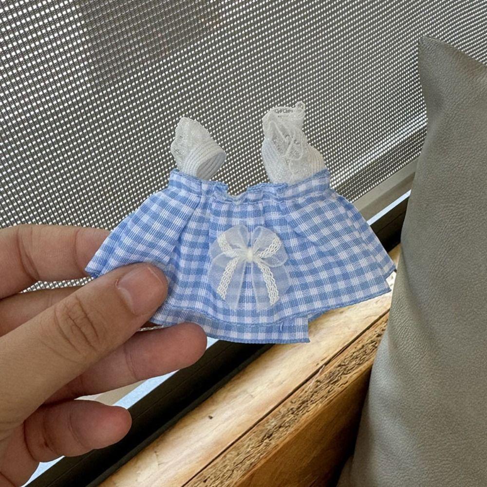 Cute Princess Dress Clothes Decoration Plush Dolls Clothes  For 10~15cm Cotton Doll/EXO Idol Dolls