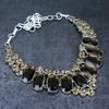 Honey Topaz Gemstone Handmade 925 Sterling Silver Jewelry Necklace 18" S4F19