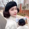 Модная Восьмиугольная Кепка-Парик Реалистичный Берет Парик-Шапочка Женская Интегрированная Кепка-Парик Повседневная Носка