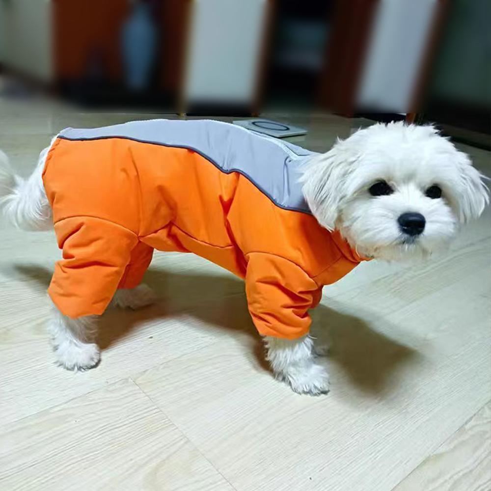 Пальто для собак, зимние комбинезоны для собак, теплый водонепроницаемый комбинезон для домашних животных, брюки для мужчин и женщин, светоотражающая одежда для маленьких собак, одежда для щенков, пуховик