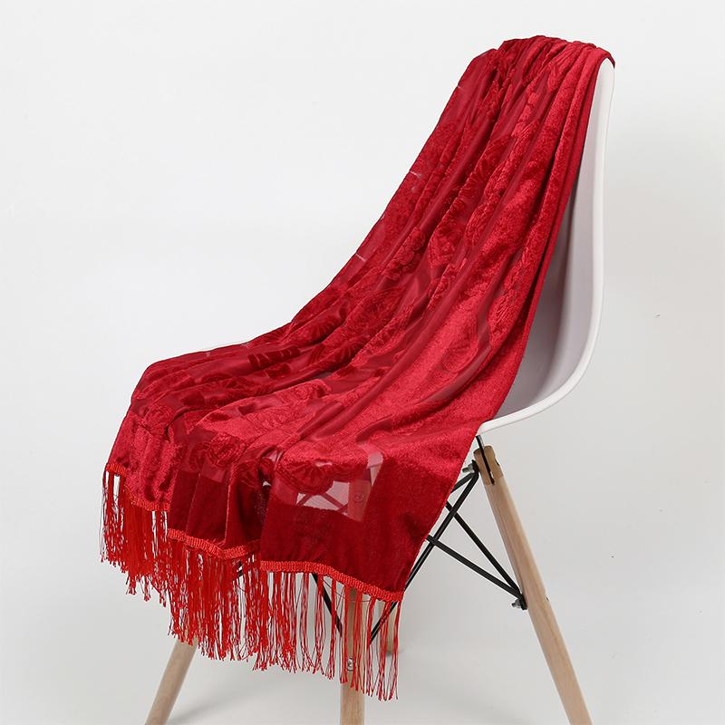 NEW Fashion Women Cut Flowers Hollow Lace Gradient Flower Silk Scarf Spring Shawls and Wraps Towel Femme Beach Sjaals