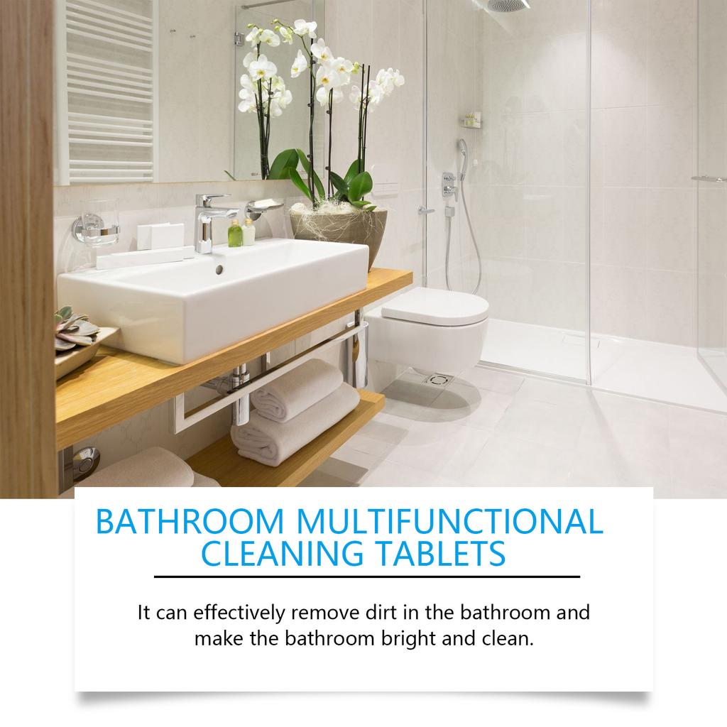 Bathroom Cleaning Effervescent Tablets, Multi-functional Bio-enzyme Cleaning Tablets