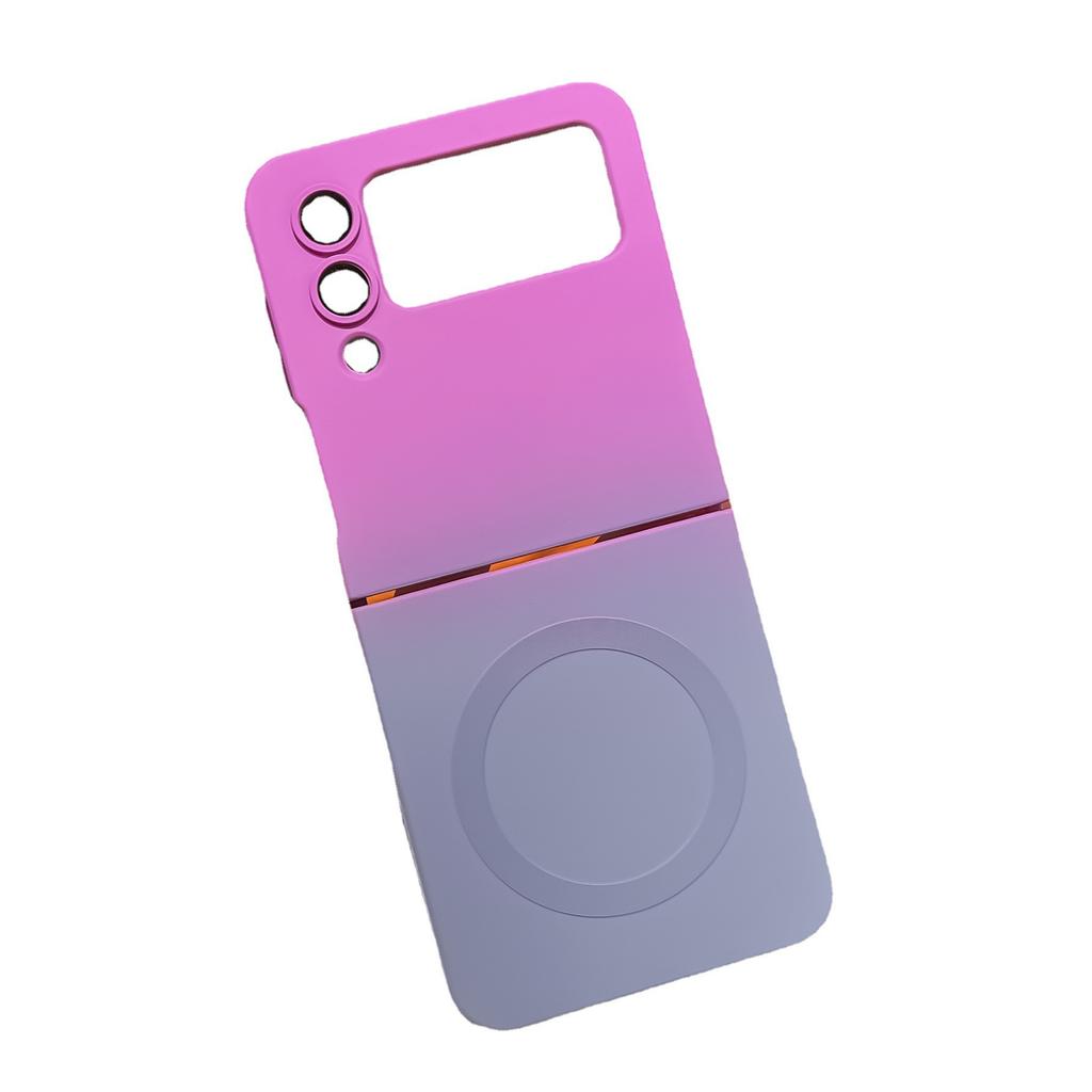 Gradient Liquid Magnetic Suction Suitable for Samsung Galaxy ZFlip7 Folding Mobile Phone Case FLIP6 Lens Film Protection Case