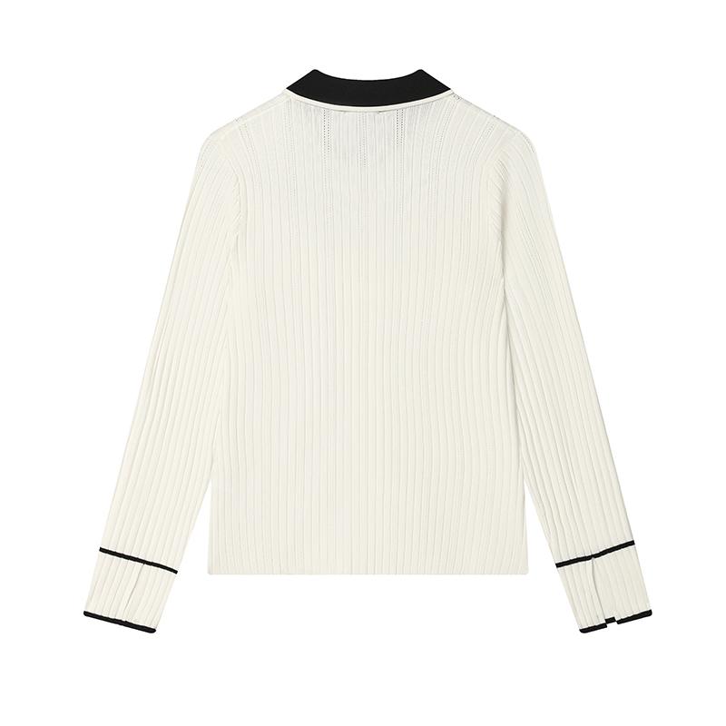 New FILA Knitwear Women's Steam White F11W513406F-IV