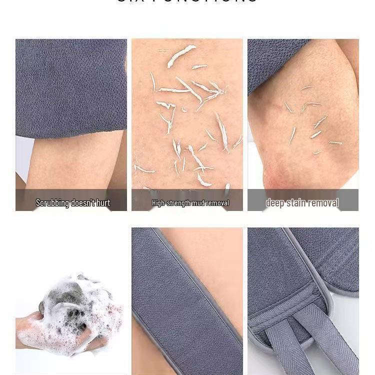 Набор для скрабирования тела: Утолщенная петля для надевания и перчатки для удаления пятен с помощью трения