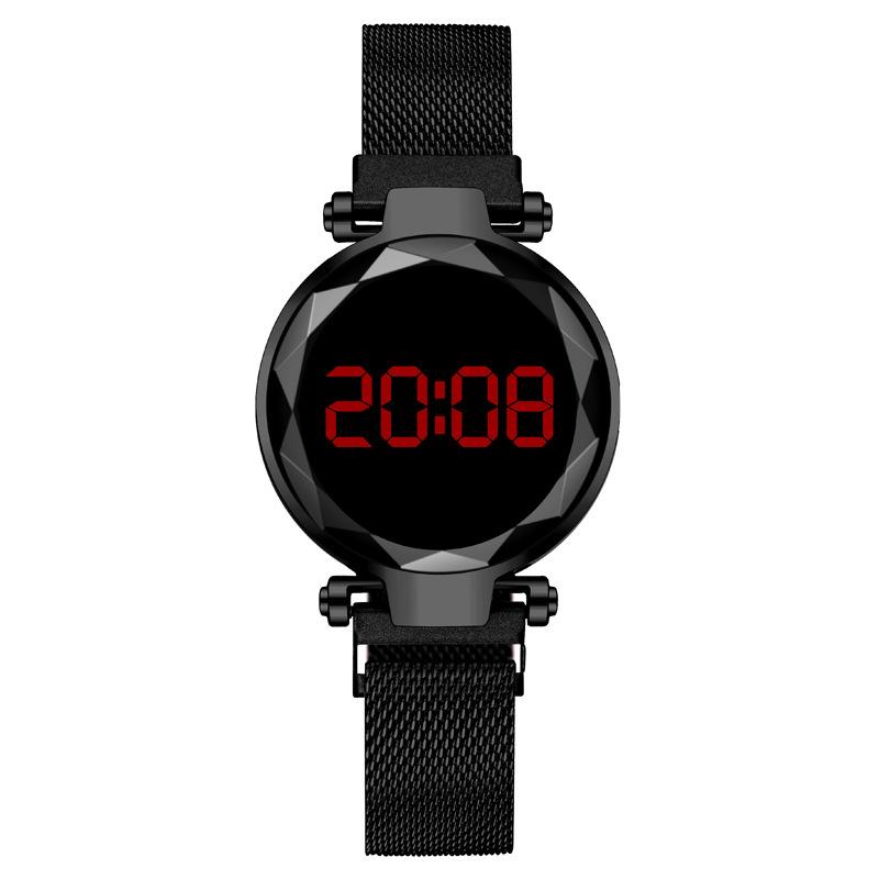 LED Electronic Watch Women's Watch Women's Watch Magnet Iron Magnet Lazy Processing Customization