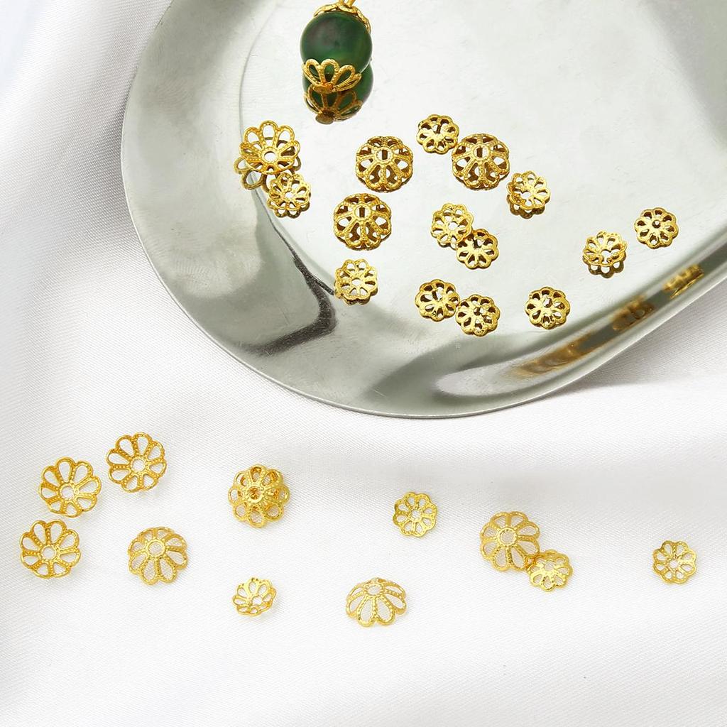 10 шт 18-каратное золото медь сосуд цветок подвески для DIY ожерелье браслет ювелирных изделий ремесло