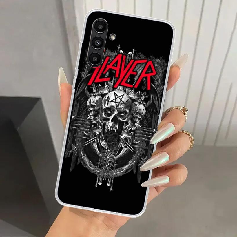 Чехол для телефона Slayer Heavy Metal Rock Band для Samsung Galaxy A17 A16 A37 A26 A36 A57 A56 A15 A25 A35 A55 A14 A24 A34 A54 A13 A23 A