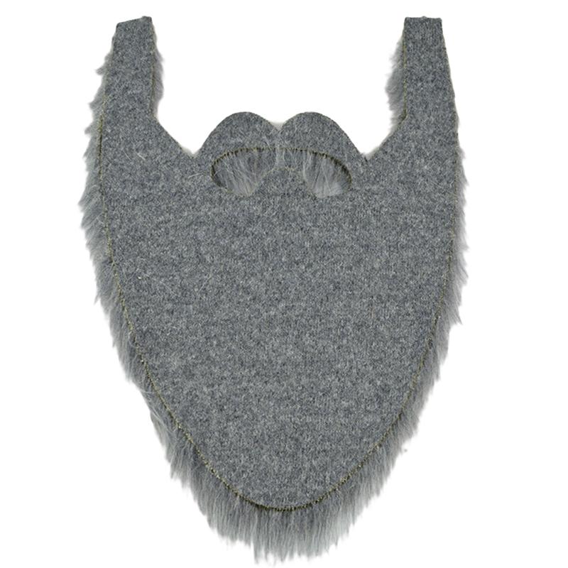 Мягкая имитация белой бороды, большая искусственная борода, фестивальная борода, реалистичный реквизит для выступлений