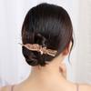 Large Fashion Crystal Metal Butterfly Women Duckbill Clips Hair Clips Hairpin Horn Clips