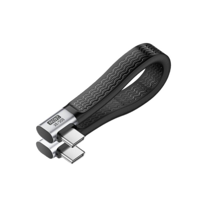 Кабель USB4 Кабель Type C Поддержка передачи данных 80 Гбит/с Четкое видео 8K@60 Гц Быстрая зарядка 240 Вт Для телефонов Планшетов Ноутбуков