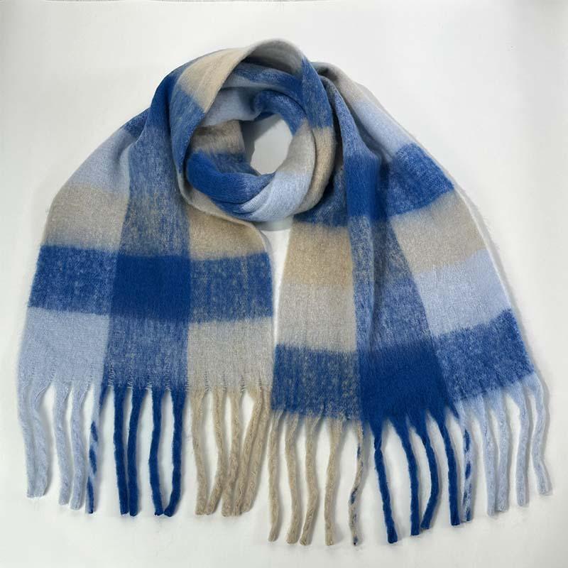 Scarf Warm Scarf Large Shawl Plaid Plaid