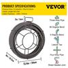 Drain Cleaning Cable 50 Feet x 3/8 Inch Solid Core Cable Sewer Cable Drain Auger Cable Cleaner Snake Clog Pipe Drain Cleaning Cable Sewer Drain Auger