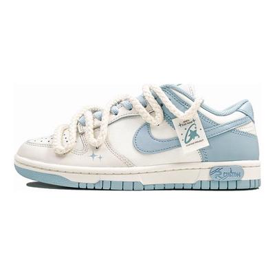 Кроссовки Dunk Low top для скейтбординга женские молочно-голубые DD1503-123(Команда27-)