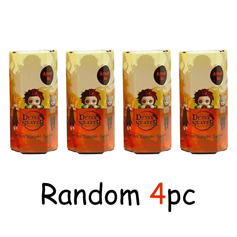 New Party Angel Demon Slayer Series Blind Box Car Decoration Desktop Computer Screen Cupid Hand Fashion Play Doll Birthday Gifts