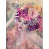 5D DIY Алмазная картина Цветы и женщины Картина из стразов Полная вышивка Алмазная вышивка Домашний декор Настенное искусство