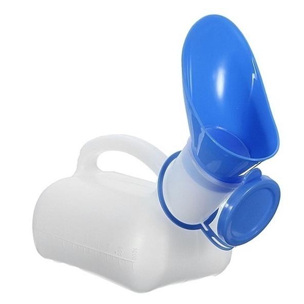 1000ml Female Male Women Unisex Portable Mobile Toilet Car Journeys Travel Camping Outdoor Aid Bottle Urine Urinal Urination Device