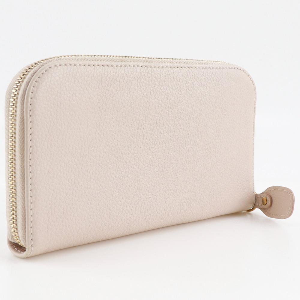 Chloe Кошелек Paraty 3P0375-043 Застежка-молния ТЕЛЕСНЫЙ РОЗОВЫЙ розовая кожа Женский Б/у