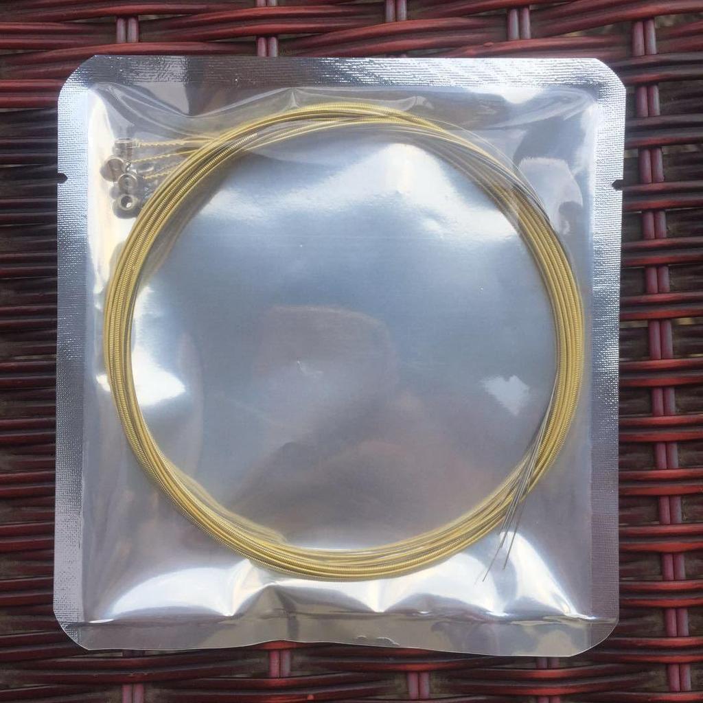 Струны для акустической гитары из фосфорной бронзы - для фолк, классической, электрогитары и бас-гитары, красная медь