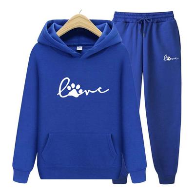 Женский спортивный костюм с длинными рукавами, комплект из 2 предметов, толстовки с длинными рукавами, женский свитшот с принтом, уличная одежда, спортивный костюм, свободные топы, верхняя одежда
