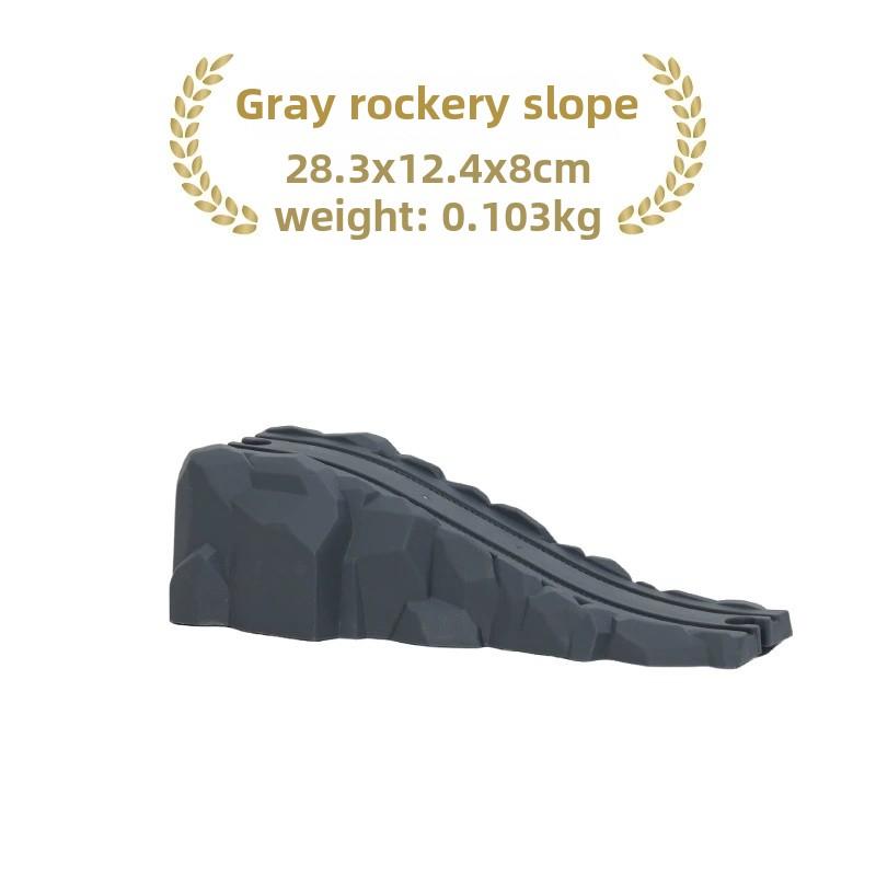 Wooden Train Tracks Beech Wood Road Bridge Railway Accessories Fit for Brand Wooden Tracks Toys for Children Birthday Gifts