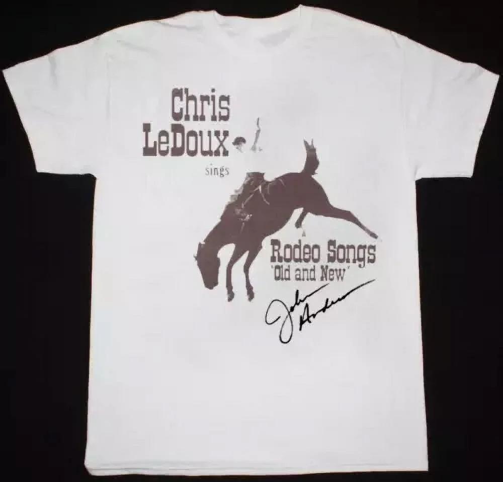 Chris LeDoux – Rodeo Songs Old And New Shirt White Unisex S-5XL 1H0364 Unisex T-Shirt