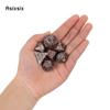 7 Pcs Silver Red Stripe Metal Dice Solid Metal Polyhedral Dice Set Suitable for Role-Playing RPG  Board Game Card Game