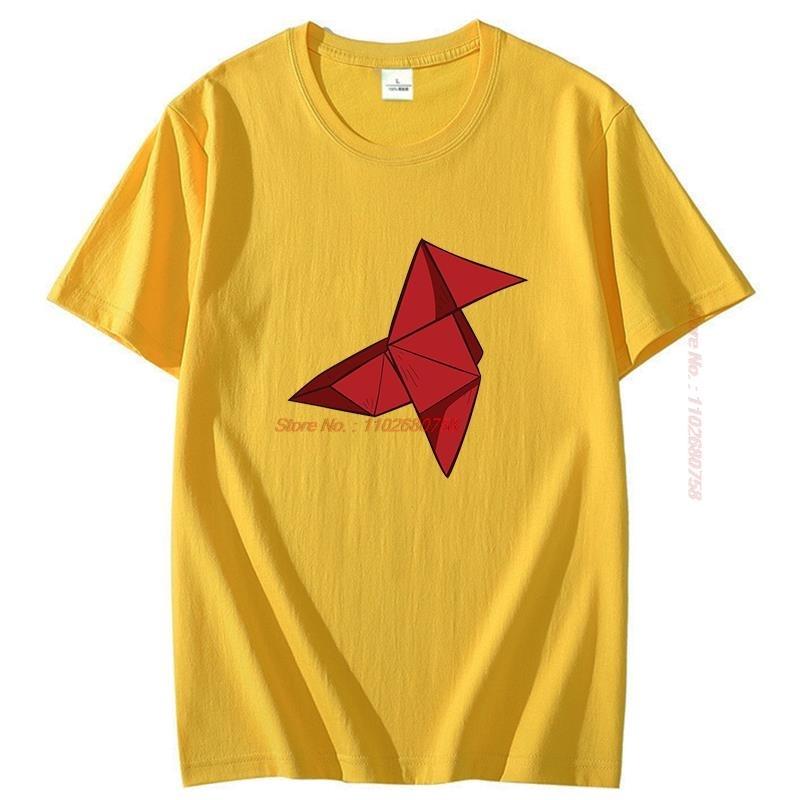 The Professors Origami Graphic T Shirts Summer Cotton Short Sleeve Tshirt Tees Tops High Quality New Shirts And Tshirts