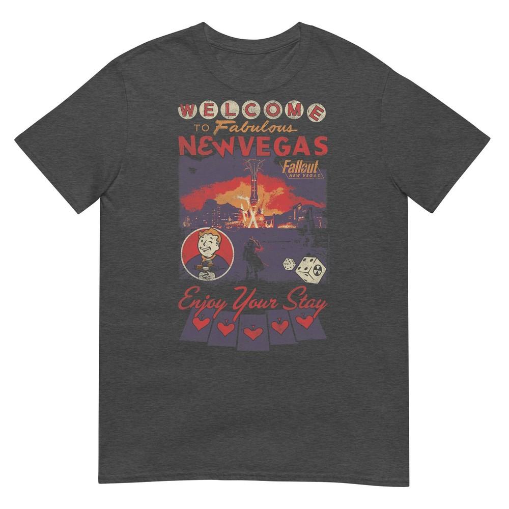 Fallout Welcome To Fabulous New Vegas Vintage Video Game Tshirt