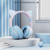 Cat Ear Luminescent Gaming Bluetooth Headphones Computer Headsets
