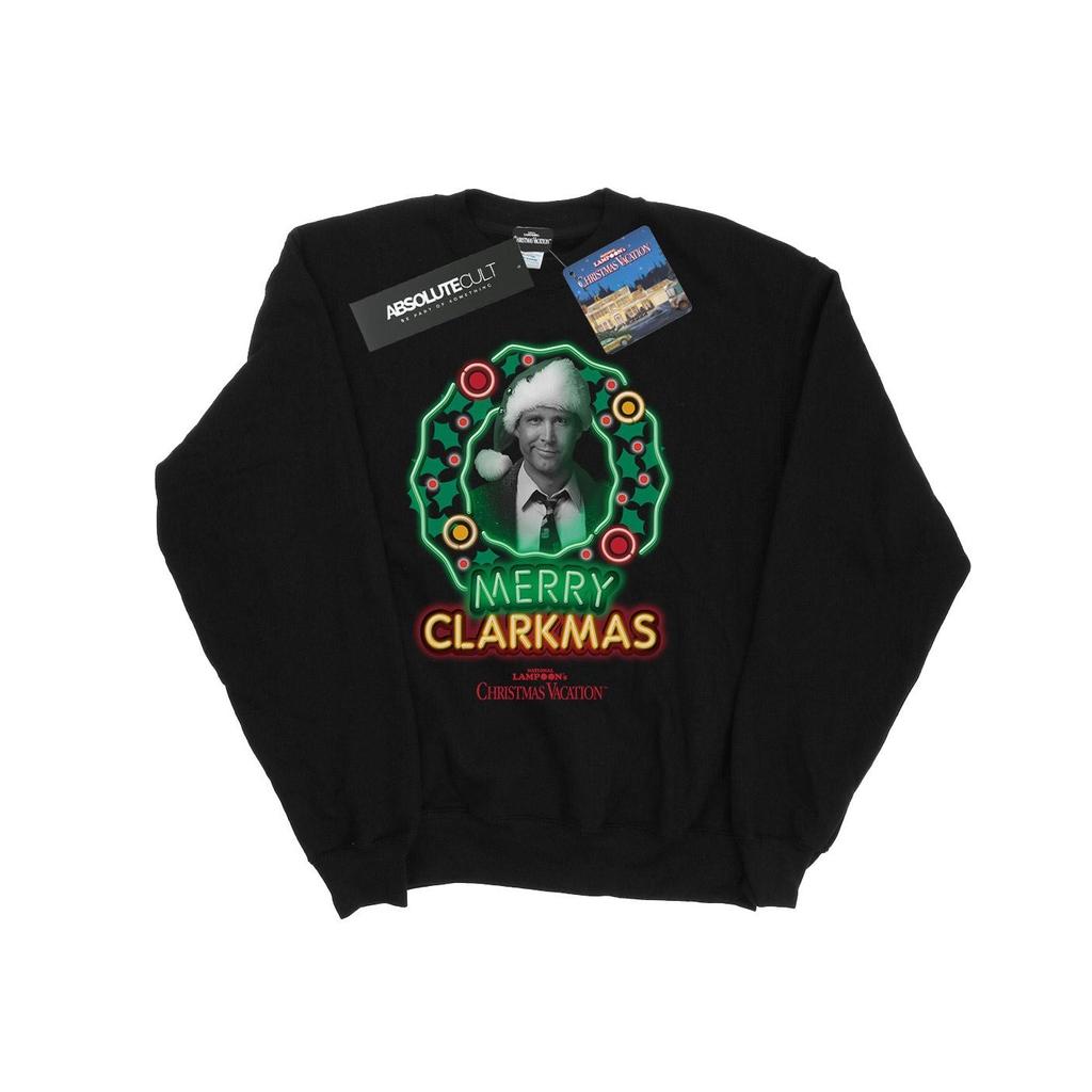 National Lampoon´s Christmas Vacation Girls Greyscale Clarkmas Sweatshirt