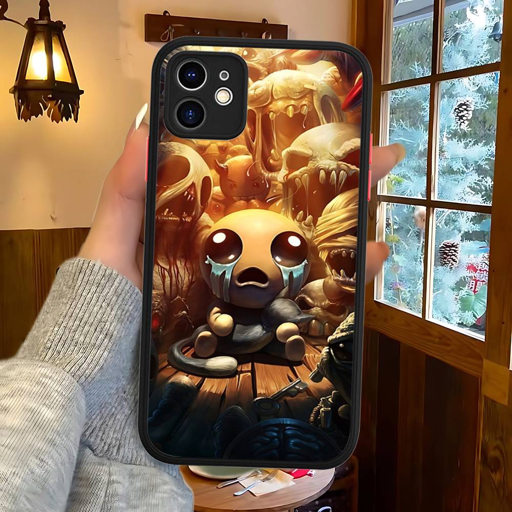 Чехол Защитный Матовый Для IPhone 16 15 14 13 12 11 Pro Max X XS MAX Игра The Binding Of I-Isaac