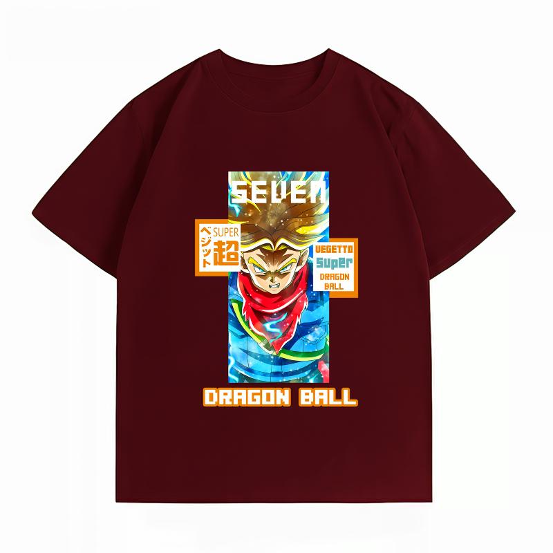 Unisexs Clothing New 100 Cotton Breathable Summer TShirt Bandai Dragon Ball Trunks Print Casual Streetwear Unisexs Tops