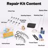 Fishing Rod Repair Kit All-In-One Supplies For Fishing Pole Eyelets Replacement With Rod Guidesepoxy Gluewrapping Thread And Tape