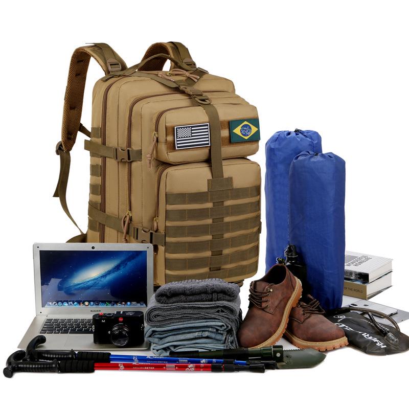 Men's Large Capacity Camouflage Hiking & Camping Backpack