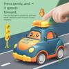 Plastic Mini Press Go Vehicles Mini Size Inertia Pull Back Cars Crawling Toys  Early Education