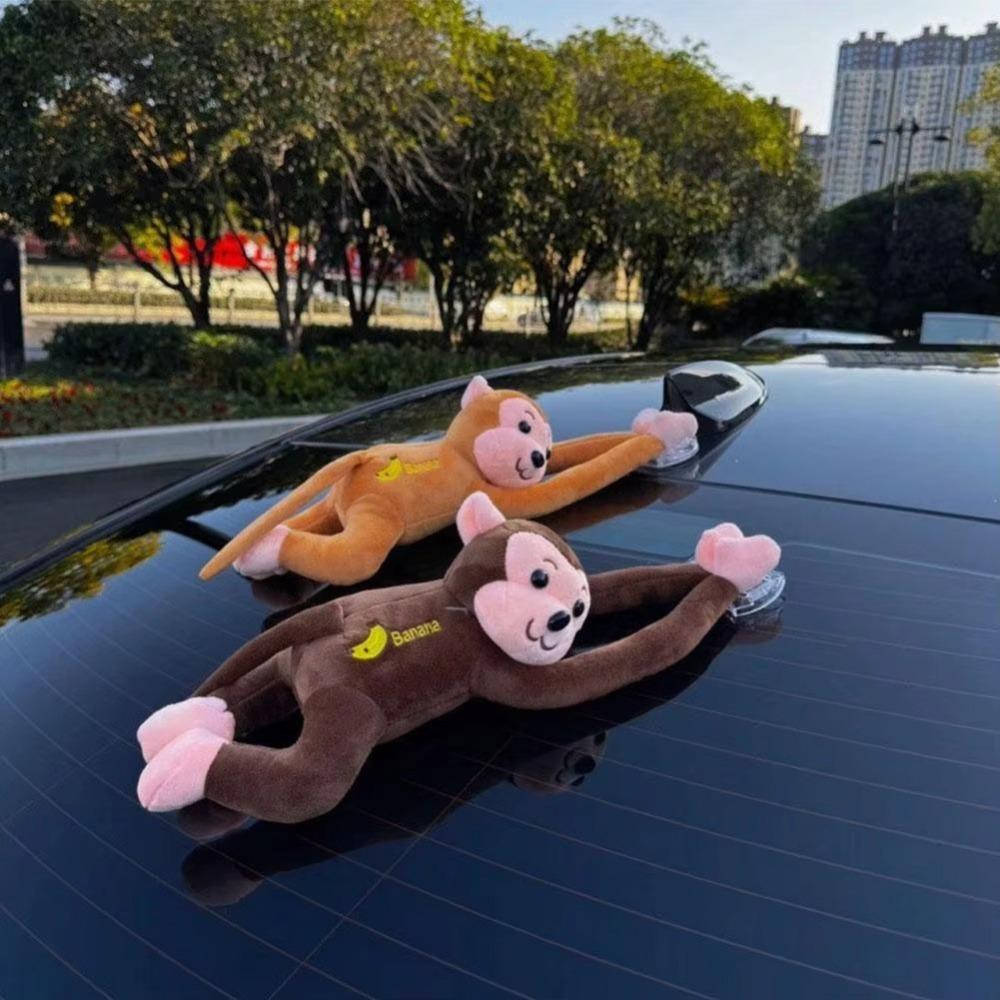 Quick Release Creativity Monkey Plush Toys Hanging Monkey Gibbon Monkey Doll Pendant Car Pendant