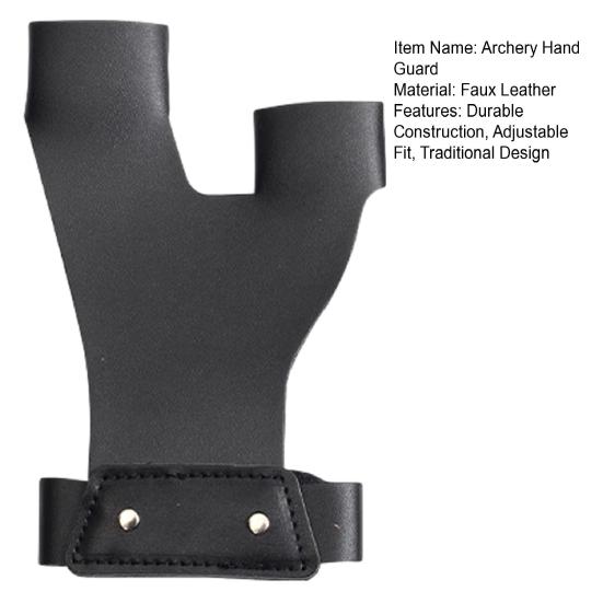 Перчатки для стрельбы из лука Yousheng, защита для рук из искусственной кожи, защита для пальцев для молодежи и взрослых, уличная защита для рук с луком и стрелами