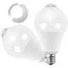 FYHART E17 LED Light Bulb Motion Sensor LED Bulb E17 Base 7W 60W Type Equivalent 800LM Infrared Sensor Lighting Automatically Turns Off Power Saving